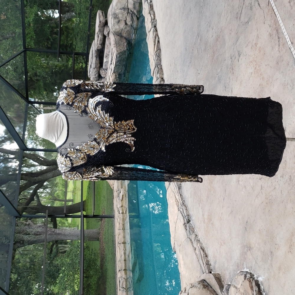 Vintage beaded cocktail dress